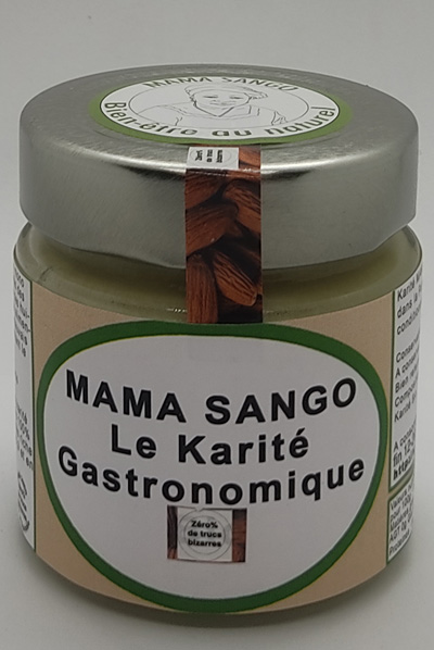 KARITÉ GASTRONOMIQUE MAMA SANGO 100% Végétal et Zéro% de trucs bizarres