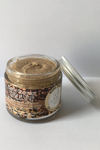 GOMMAGE CORPS ET VISAGE 100% NATUREL, BIO, CRUELTY-FREE, VEGAN, ZERO % DE TRUCS BIZARRES